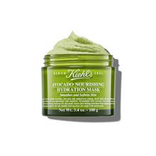 Foto des geoffneten Tiegels der Kiehl's Avocado Nourishing Hydration Mask – 100 g