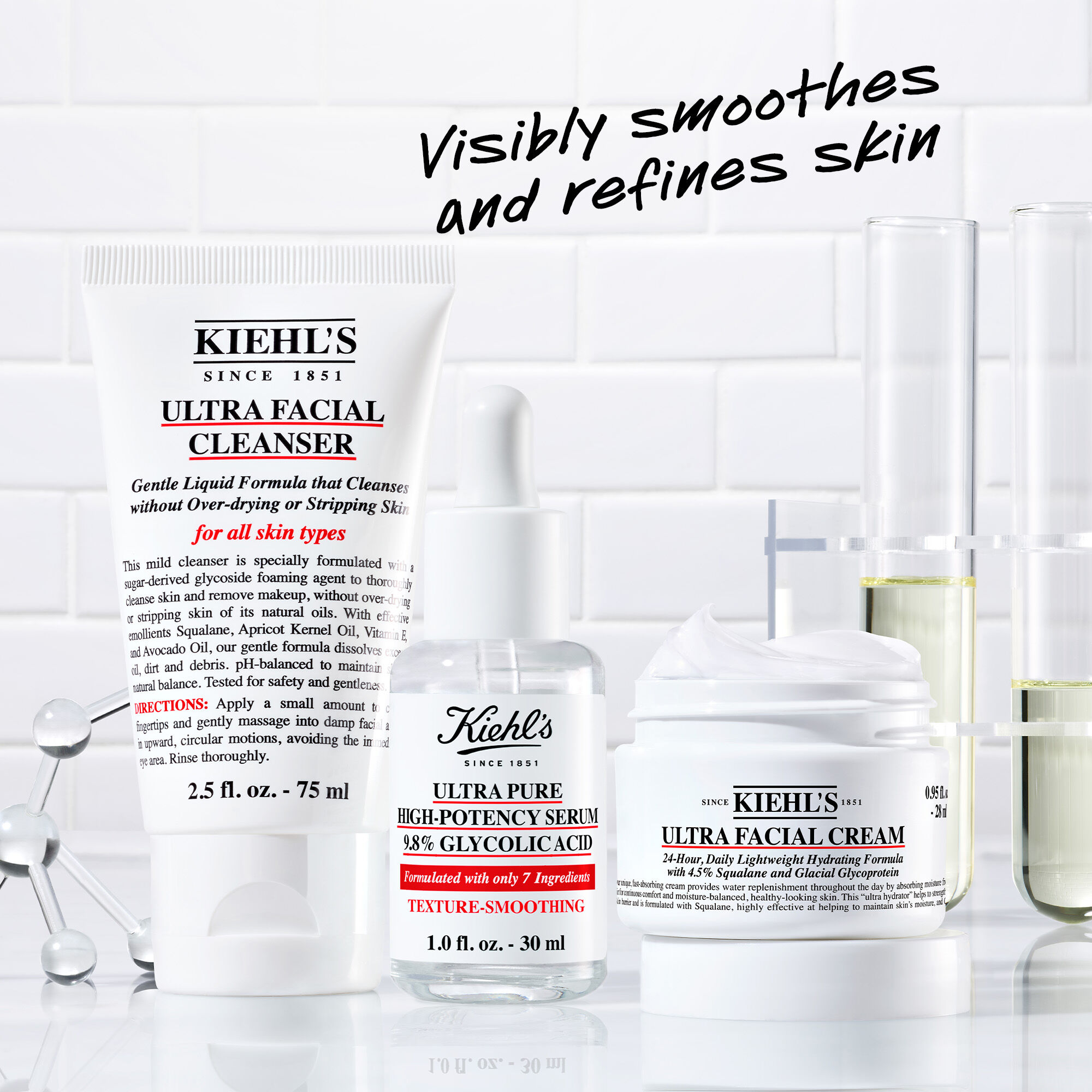 Coffret routine peau lisse -  boost eclat