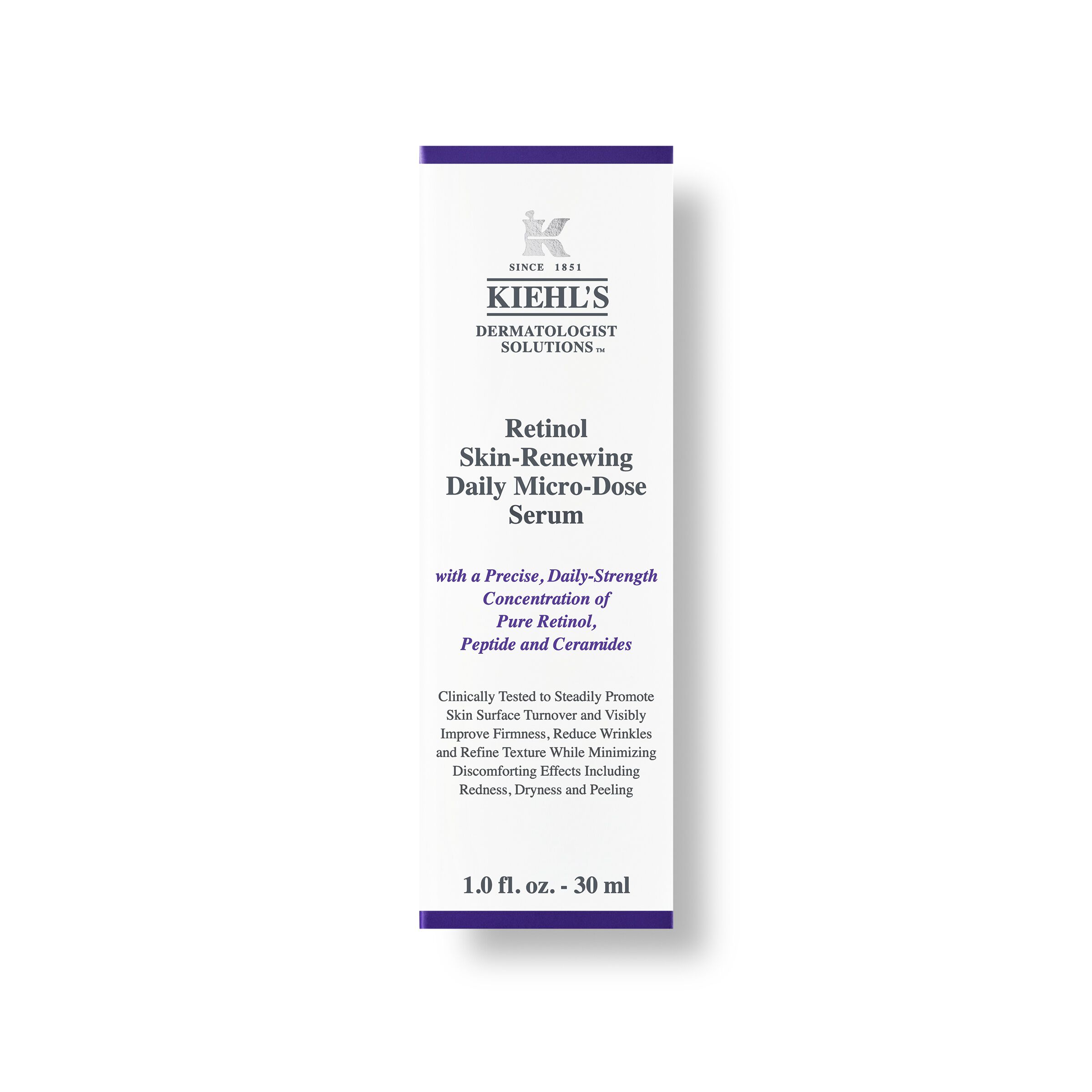 Boite du serum Kiehl's Retinol Skin-Renewing Daily Micro-Dose