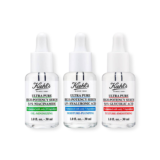 Kiehls - Trilogie beauté : Coffret cadeau de sérums pour le