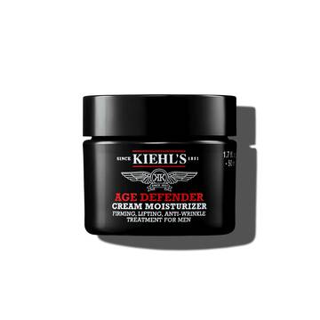 Ein 50-ml-Tiegel Kiehl's Age Defender Cream Moisturizer vor weißem Hintergrund.