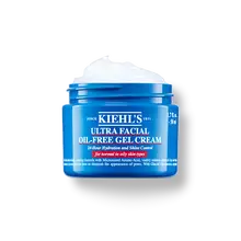 Un pot de 50 ml de gel-creme Ultra Facial Oil-Free Gel Cream de Kiehl's sur fond blanc.