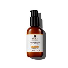 Eine 75-ml-Flasche Kiehl's Powerful-Strength Line-Reducing Concentrate vor weißem Hintergrund.
