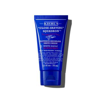 Eine 75-ml-Tube Kiehl's Ultimate Brushless Shave Cream White Eagle vor weißem Hintergrund.