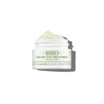 Photo du pot ouvert du Soin Yeux Avocat Kiehl's
