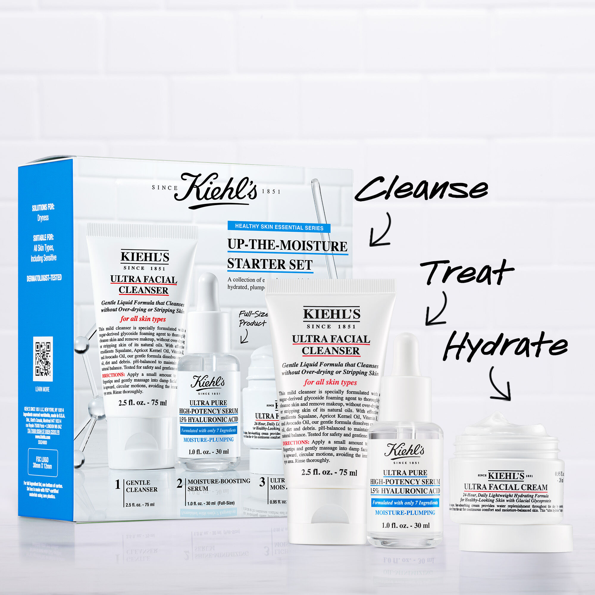 Coffert routine hydratante - Acide Hyaluronique