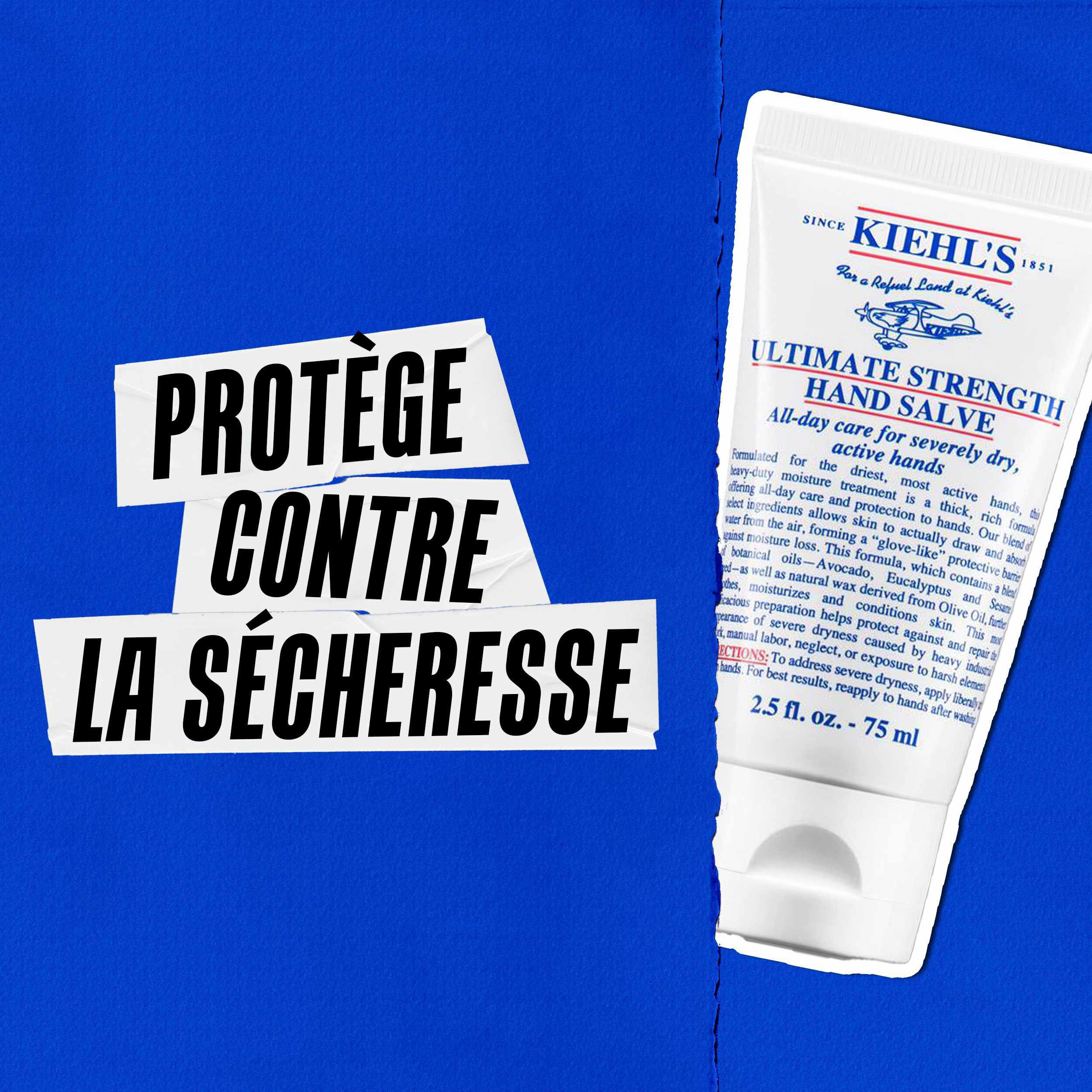 L'Onguent pour les Mains Haute Performance Kiehl's protege contre la perte d'hydratation