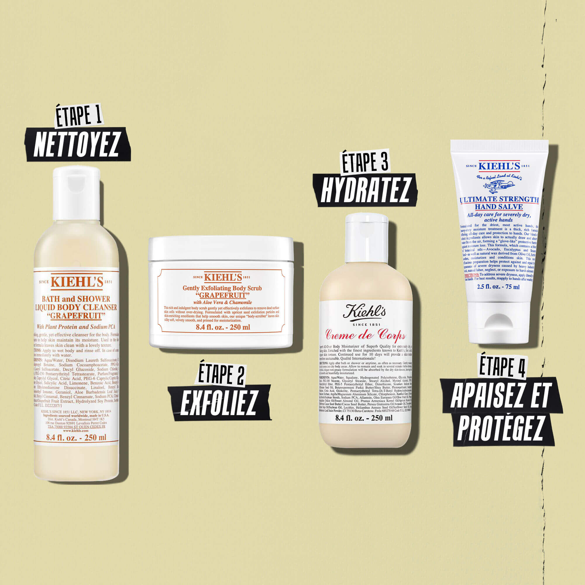 Eco-recharge du lait pour le corps Creme de Corps Kiehl's
