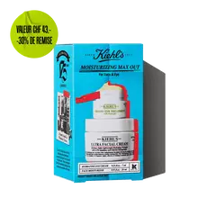 Kiehl's "Moisturizing Must Haves" gift set, including Creamy Eye Treatment with Avocado and Ultra Facial Cream.