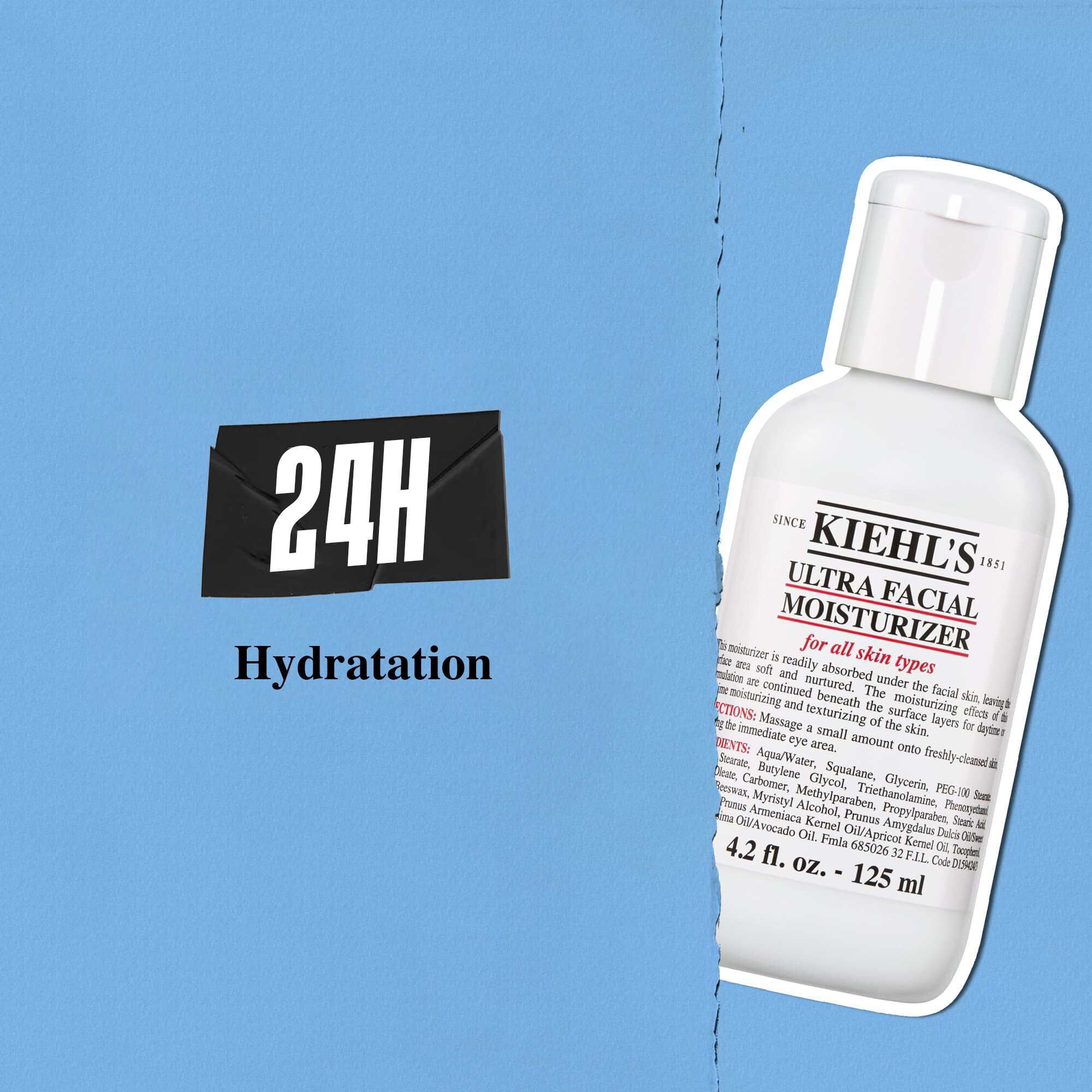 Kiehl's Ultra Facial Moisturizer offre 24 heures d'hydratation