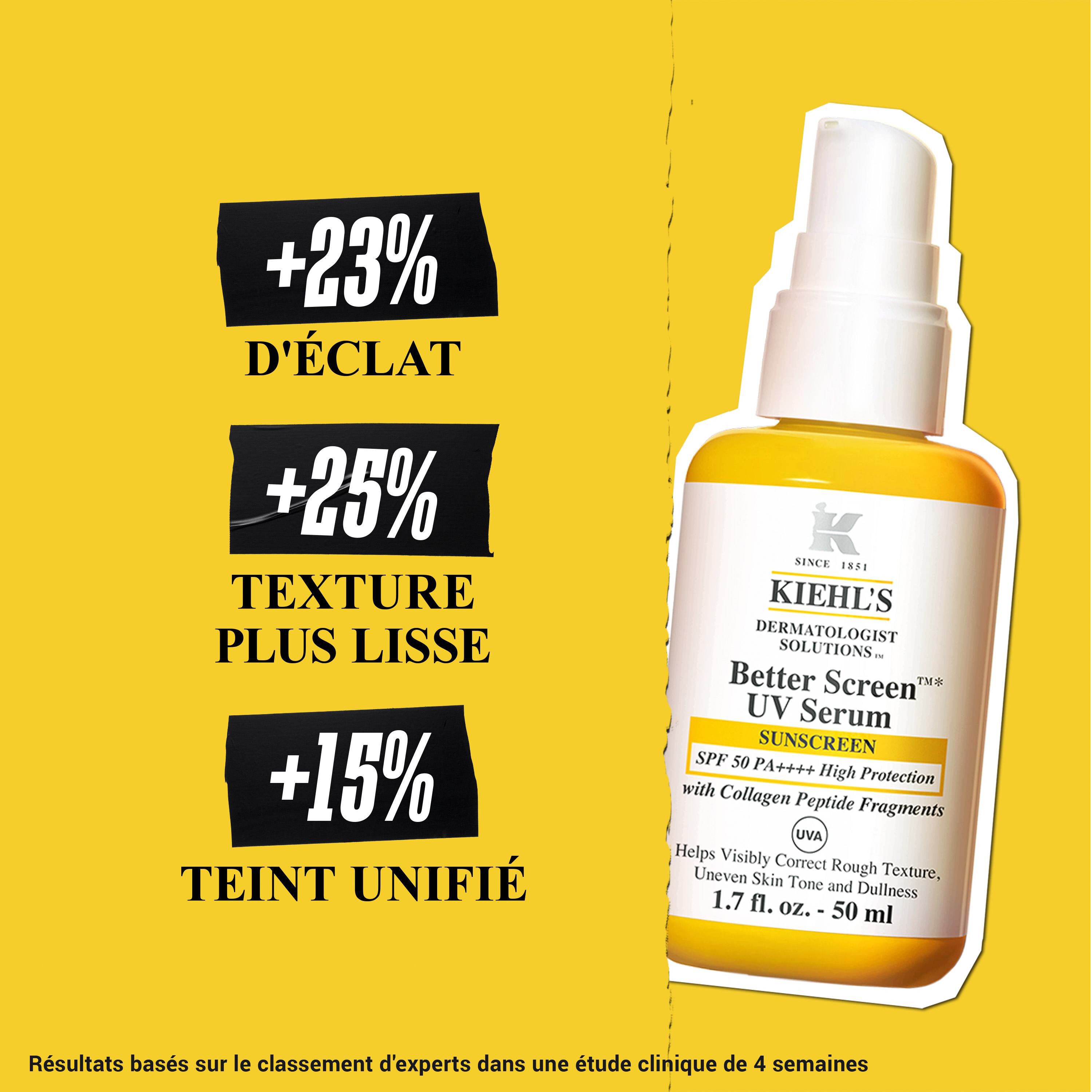 Revendications du Better Screen UV Serum