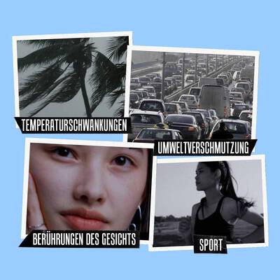 BildCollage aus Bildern von den Grundern von Kiehl's