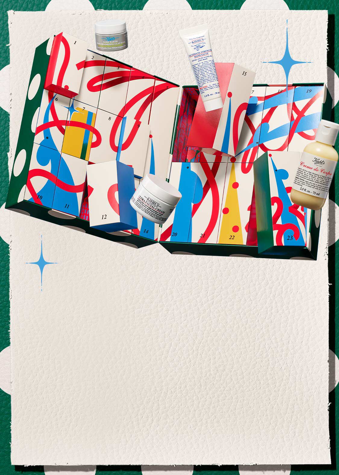 Kosmetik Adventskalender Kiehls 2026 Freisteller