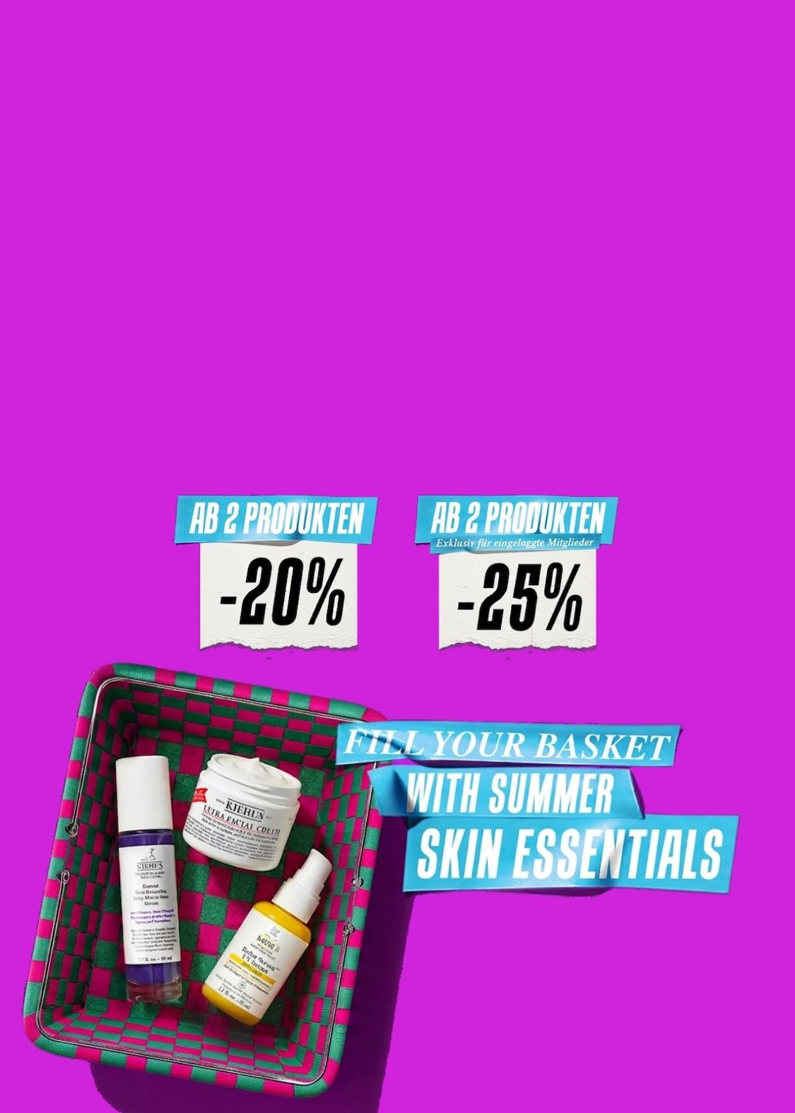 20% Rabatt ab 2 Produkten | 25% ab 2 Produkten fur Loyalty Kunden 