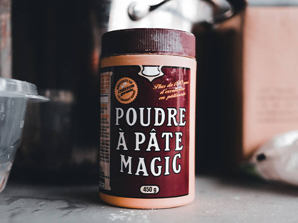 Backpulver Verpackung