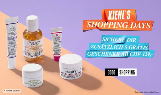 Sichere Dir zusatzlich 5 gratis Geschenke ab CHF 129,-