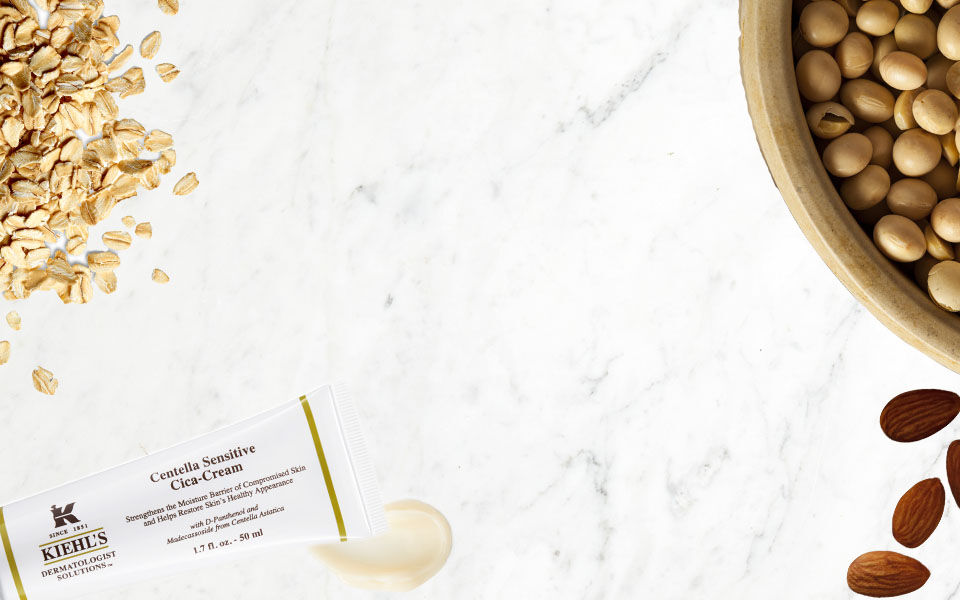 Banner mit Kiehls Panthenol-Produkten