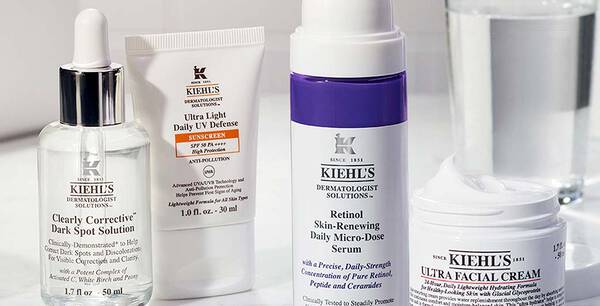 Verschiedene Produkte von Kiehl's