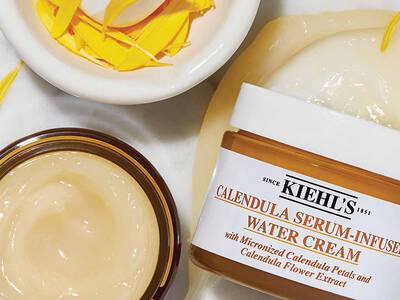 Kiehls Face Moisturizer Calendula Serum Infused Water Cream mit 100ml