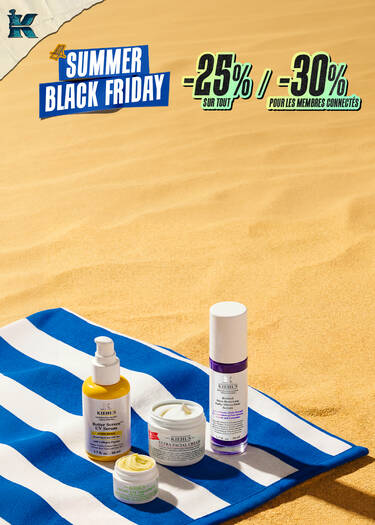 Texte alternatif : Image coloree sur fond rose avec un panneau "BLACK FRIDAY" et un espace vide pour un message.