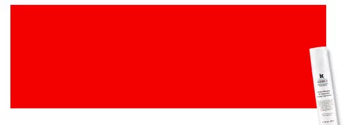 Un fond rouge vif avec le texte "Baume Reparateur" en blanc, accompagne d'un flacon d'un produit de soin pour la peau a droite.