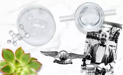 Alt text: A digital collage featuring a smiling woman holding a skincare product, two women consulting over a product in a store, and a sketched character beside the Kiehl's logo, promoting personalized skincare consultations.